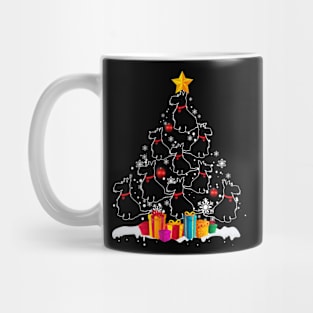 Scottish Terrier Christmas Tree Merry Xmas Mug